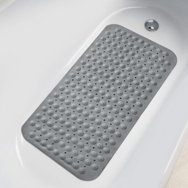 Bath Mat - Shower Mat Non Slip - Long 31.88 x 15.74 Inch Bathroom Mats for Tub Nonslip - Anti Slip Bathmats - Bathtub Mat Non Slip with Massage...