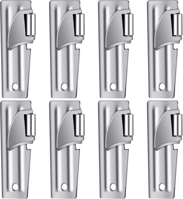 8 Pieces  Camping Can Opener Stainless Steel Military Survival Army Backpack Can Opener